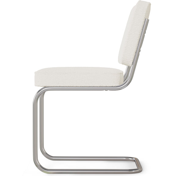 Dining Chair - Upholstered in Bouclé Fabric - Henr - gallery 5