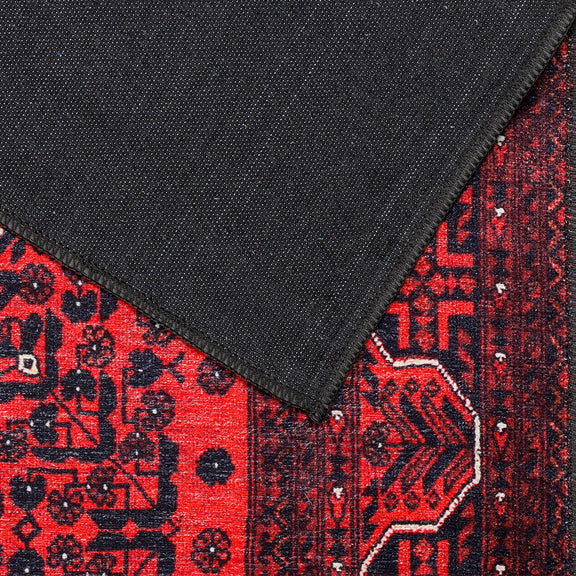 Vintage Oriental Carpet - (290x200 cm) - Cinnabar - gallery 3