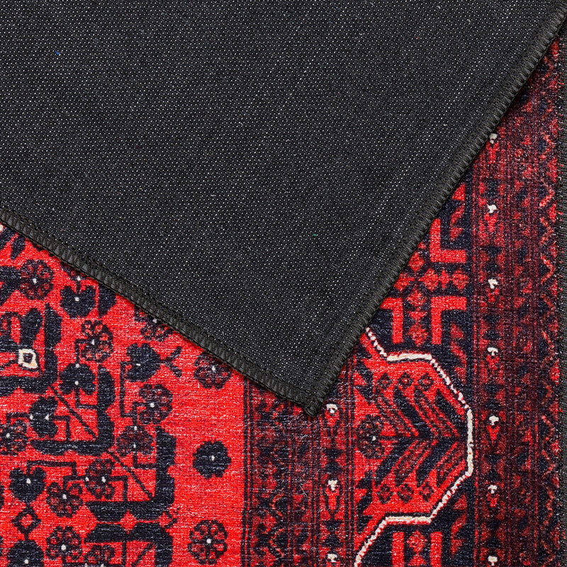 Vintage Oriental Carpet - (290x200 cm) - Cinnabar - gallery 3