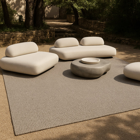 Large Contemporary and Modern Design Rug - Beige (290x200 cm) - Tug - gallery 1
