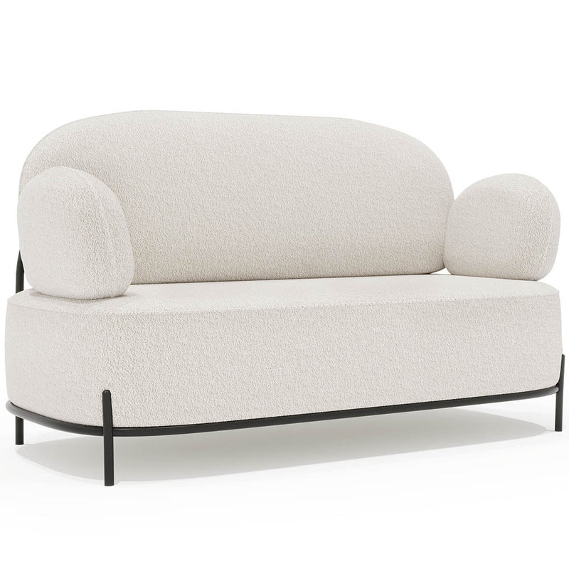 2/3-Seater Sofa - Upholstered in Bouclé Fabric - Baman - gallery 3