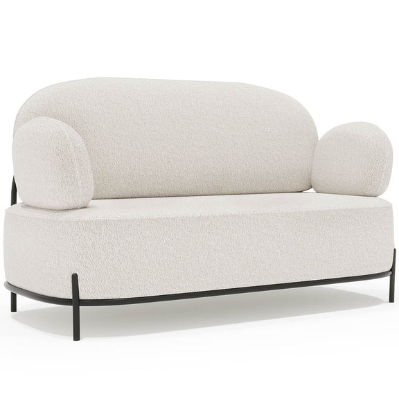 2/3-Seater Sofa - Upholstered in Bouclé Fabric - Baman - gallery 3