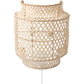 Bamboo Wall Lamp Shade, Boho Bali Style - Hya - gallery 2