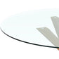 Round Dining Table - 120CM - Glass  - Tauwa - gallery 5