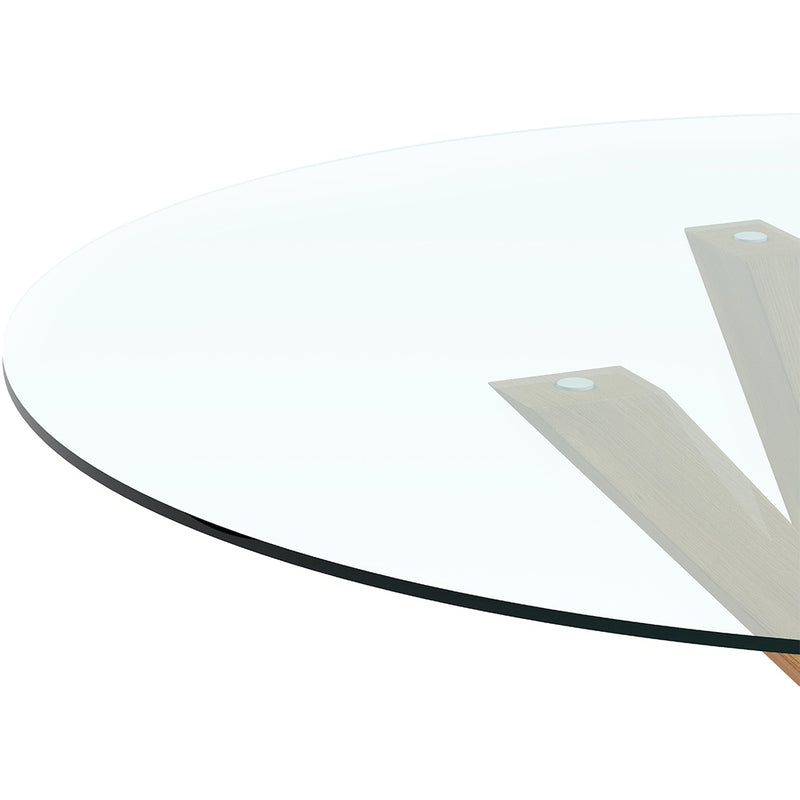 Round Dining Table - 120CM - Glass  - Tauwa - gallery 5