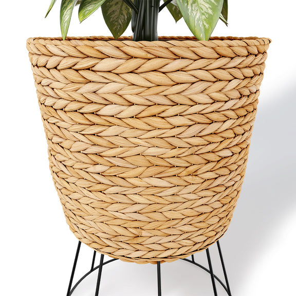 Round Floor Planter - Boho Style - 46 CM - Firna - gallery 3