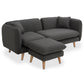 Corner Sofa Reversible 3 Seater with Left or Right Chaise Lounge - Vriga - gallery 3