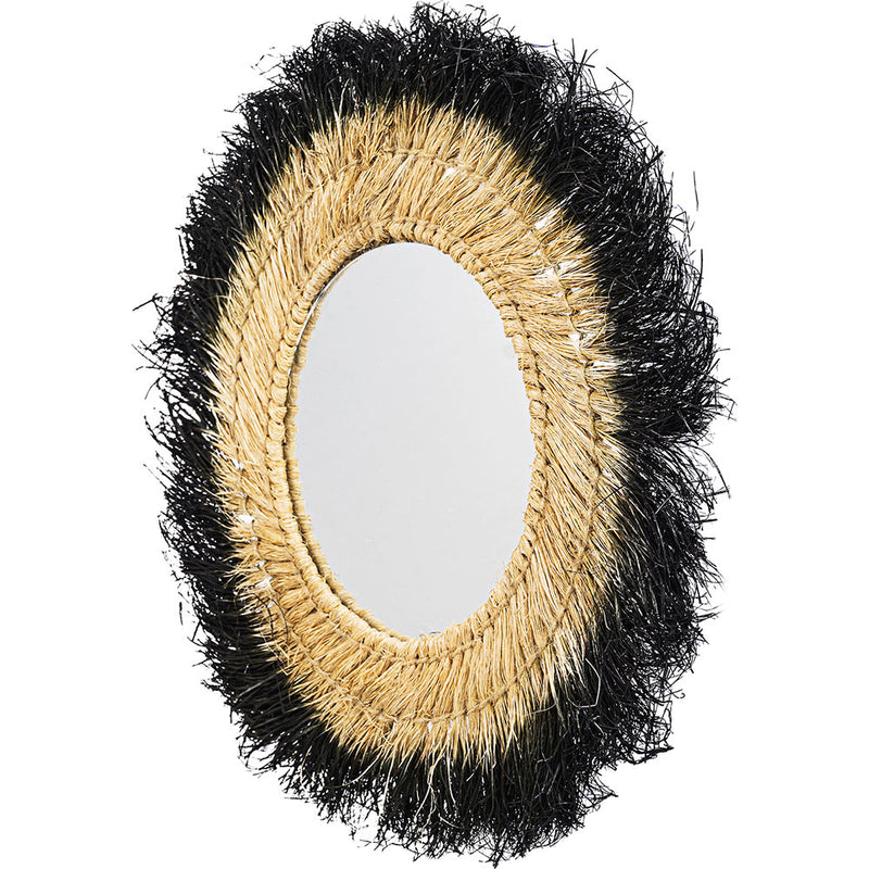 Miroir mural - Design rond Boho Bali (60 cm) - Bioe