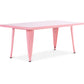 Table rectangulaire pour enfants – design industriel – 120 cm – Stylix