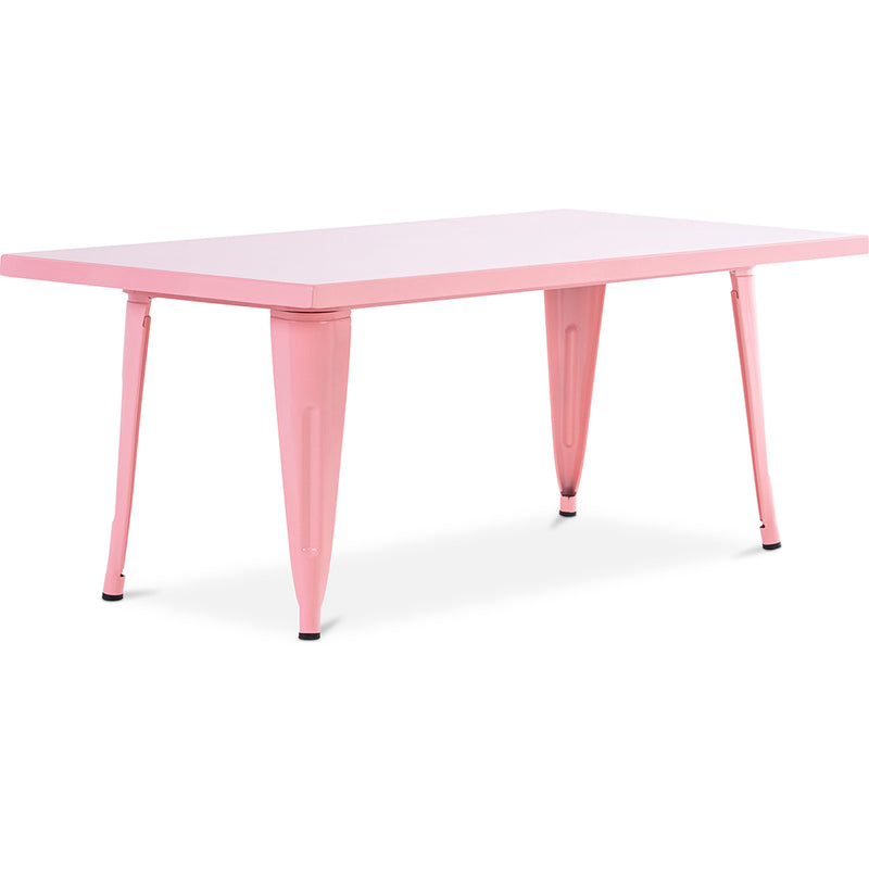 Table rectangulaire pour enfants – design industriel – 120 cm – Stylix