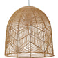 Lampada a sospensione dal design boho balinese in rattan naturale - Bu