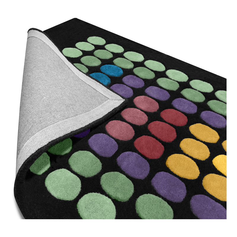 Rectangular Wool Rug – Geometric Design – 200 x 125 cm – Yoler - gallery 3