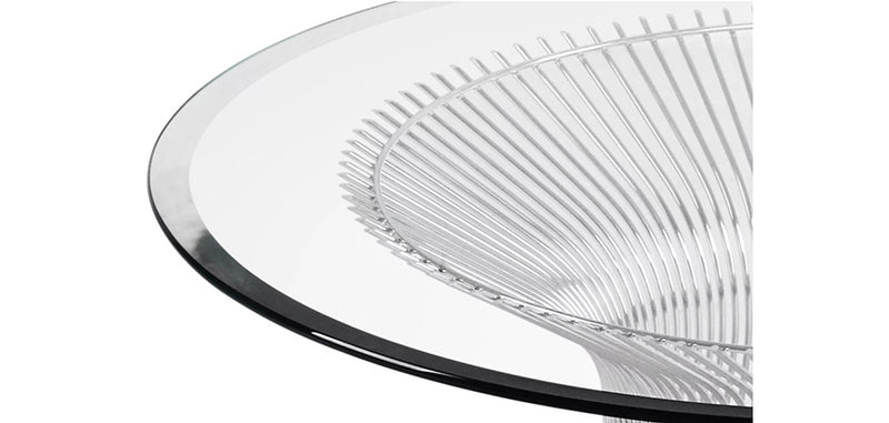 Table basse ronde - Design en verre - Barrel