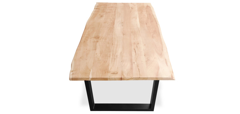 Table à manger rectangulaire - Design industriel - Bois - Dingo