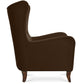 Cadeirão de design vintage Katrine com capitoné - Tecido