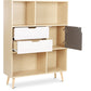 Biblioteka drewniana - skandynawski design - Pol