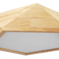 Ceiling Led Lamp Scandinavian Design Wooden - Akira - gallery 1