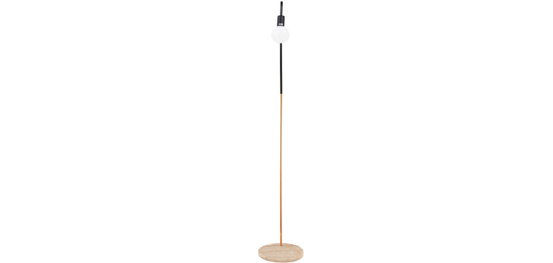 Carlo floor lamp - Metal and marble - gallery 2