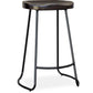Barkruk - Industrieel Ontwerp - Hout & Metaal - 66 cm - Adriel