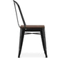 Dining chair - Industrial design - Wood and steel - Stylix