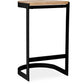 Taburete Diseño Industrial - Madera y Metal - 60cm - Lia
