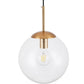 Lampa sufitowa o kulistym designie - Lampa wisząca z kryształu - Alvis
