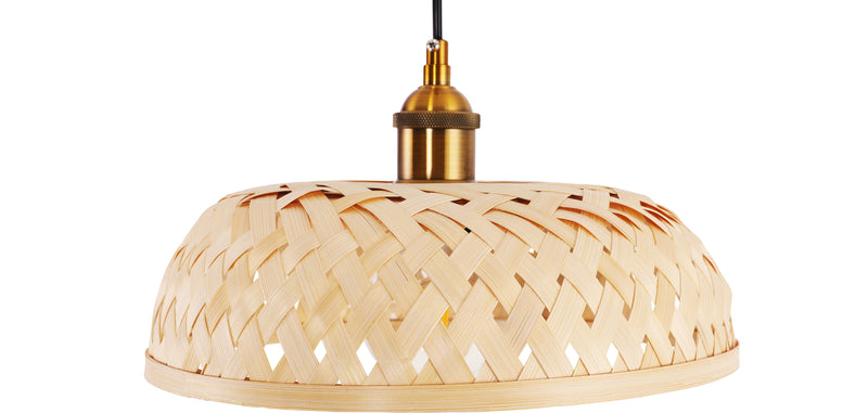 Lampe de plafond en bambou - Lampe suspendue de stile Boho Bali - Atria