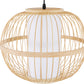 Lampa sufitowa z bambusa - Lampa wisząca w stylu Boho Bali - Kaula