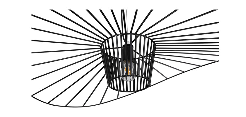 Vertical Hanging Lamp 100cm - Metal - gallery 4