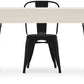 Bureau en Bois - Design Scandinave - Beckett + Chaise de Salle à Manger - Stylix