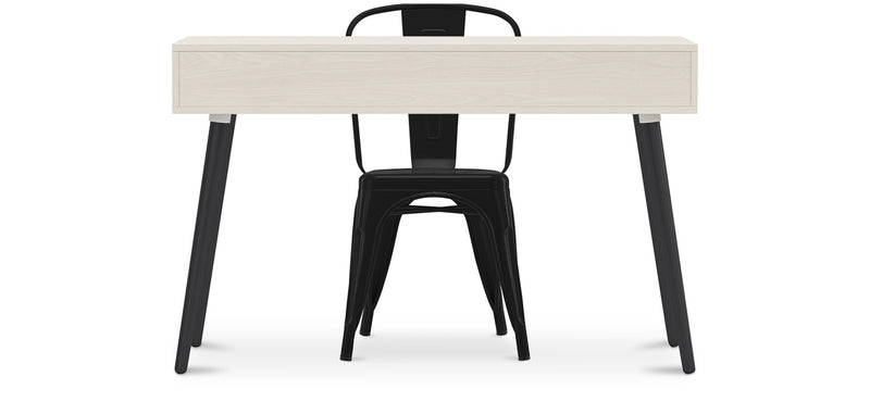 Bureau en Bois - Design Scandinave - Beckett + Chaise de Salle à Manger - Stylix