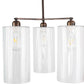 Lampa sufitowa z kryształu - Lampa wisząca - 3 ramiona - Reg