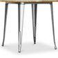 Table à manger carrée industrielle - Bois et métal - Stylix