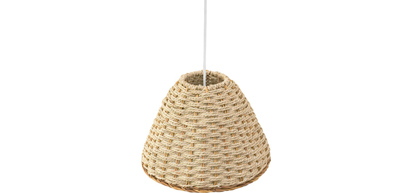 Lampe de plafond en rotin - Lampe suspendue de stile Boho Bali - Milo