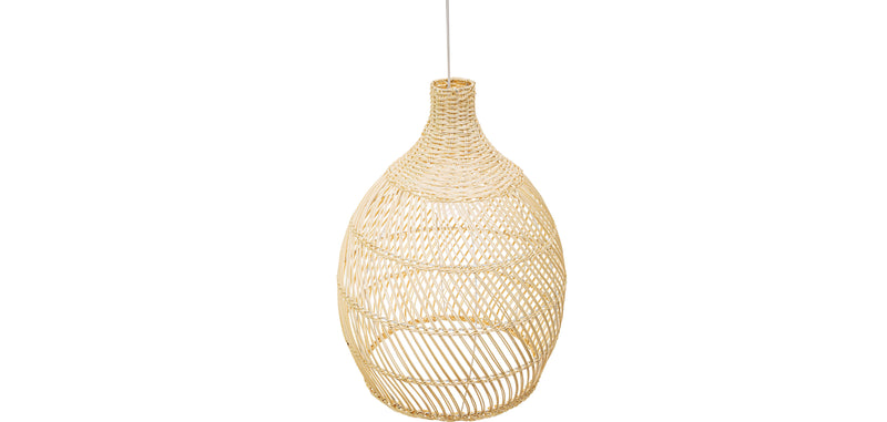 Lampe de plafond en rotin - Lampe suspendue au stile Boho Bali - Bay