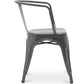 Dining chair with armrests - Industrial design - Steel - New edition - Stylix