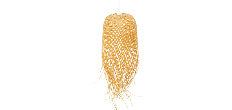 Lampe de plafond en bambou - Lampe suspendue de style Boho Bali - Thow