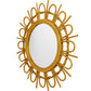 Wall Mirror - Boho Bali Round Design (60 cm) - Miu - gallery 3