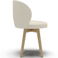 Fauteuil En Bouclette Fausse Fourrure Tapissée - Boucles Blanches - Yuna
