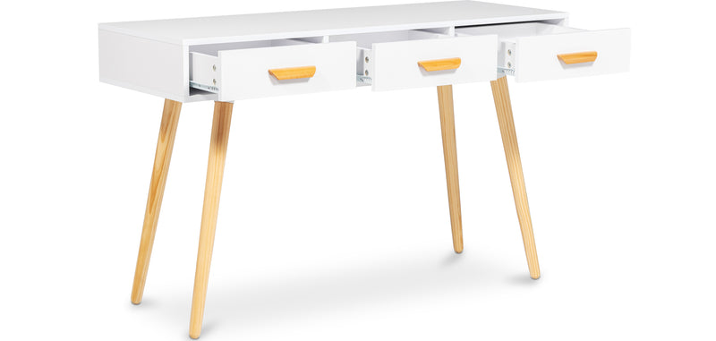 Bureau en Bois avec Tiroirs - Design Scandinave - Pius