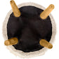Pouf sgabello stile boho Bali, cotone - Debra