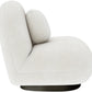 Armchair Upholstered in Boucle Fabric - Larry - gallery 7