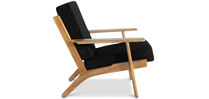 Fauteuil en Bois avec Accoudoirs - Bansy