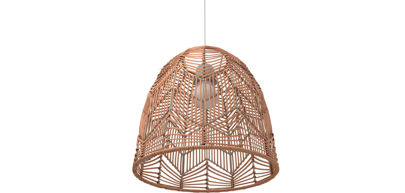 Hanging Lamp Boho Bali Style Natural Rattan -  Bu - gallery 5