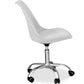 Chaise de bureau rembourrée - avec roulettes - Tulip
