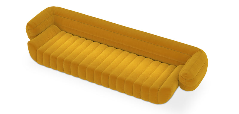 Canapé en velours - 4/5 places - Caden