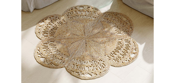 Round Jute Rug - Boho Bali - 120 CM - Niluh - gallery 2