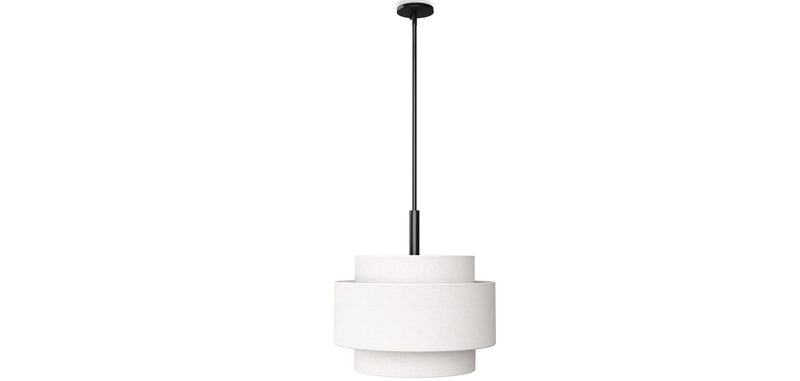 Lampe Suspendue de Plafond - Abat-jour en Tissu - Lorwe