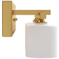 Candeeiro de parede dourado envelhecido - Aplique de 3 luzes - Violet