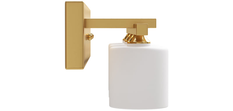 Candeeiro de parede dourado envelhecido - Aplique de 3 luzes - Violet